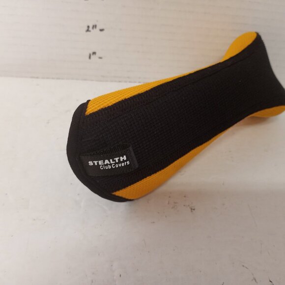 Stealth Golf Club Cover Yellow Black - Picture 4 of 5
